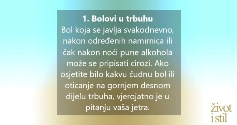6 znakova da vaš način života utječe na zdravlje jetre