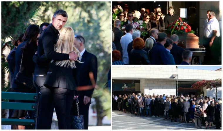 Tužna povorka u Splitu: Goran Ivani&scaron;ević u suzama ispratio sestru Srđanu