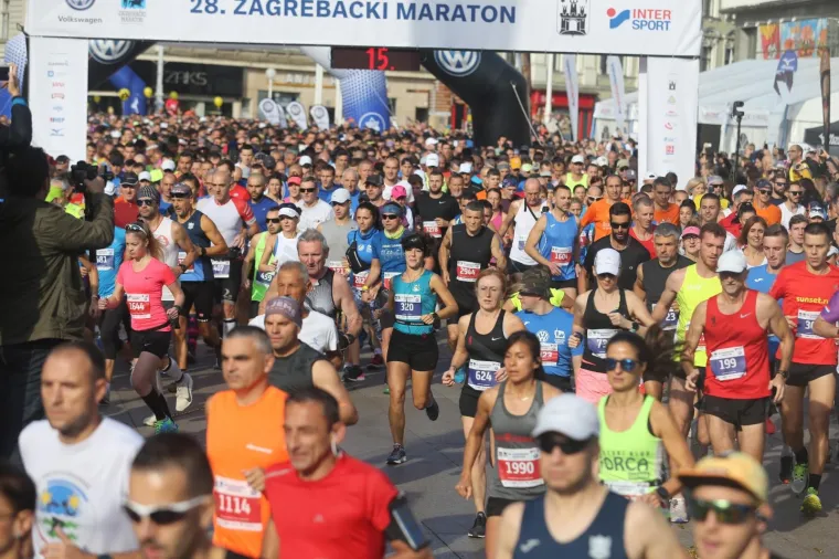 Metropolu preplavile stotine trkača: Amateri, sporta&scaron;i i zlatni olimpijci na Zagrebačkom maratonu
