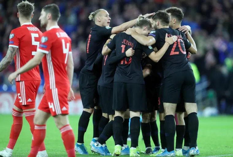 ODLIČNO JE POČELO: Pogledajte kako su Vatreni proslavili pogodak protiv Velšana