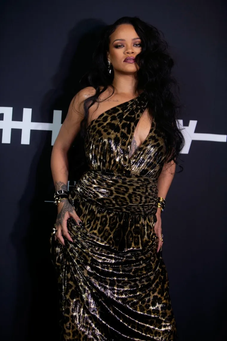 LJEPOTICA S BARBADOSA PLIJENILA POGLEDE U NEW YORKU: Rihanna u haljini leopard uzorka pokazala sve svoje draži