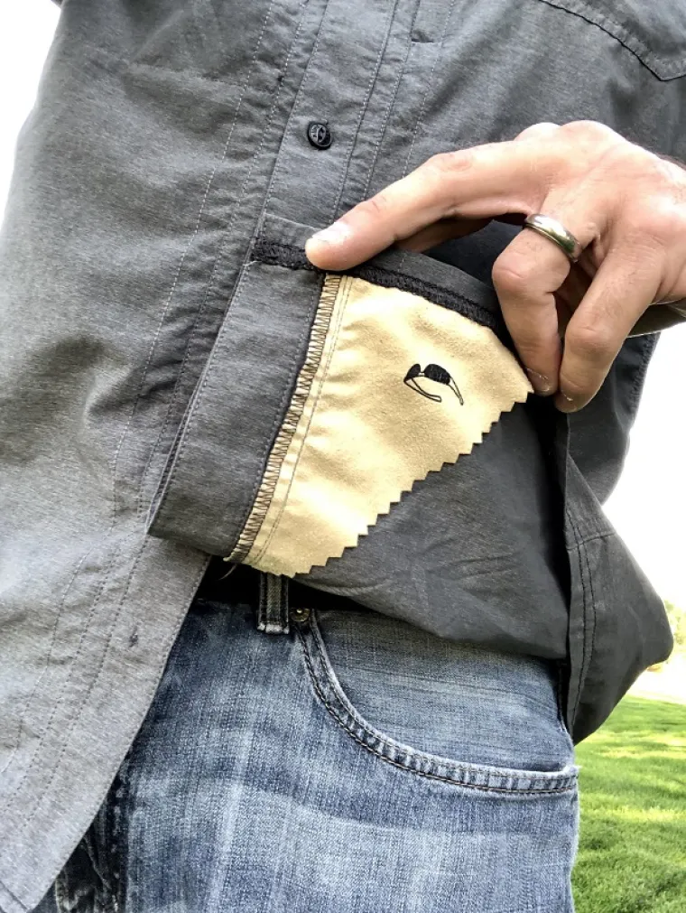 Krpica za naočale u&scaron;ivena u ko&scaron;ulju