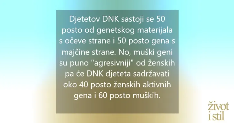 Rupice na obrazima, boja očiju, visina: &Scaron;to djeca nasljeđuju od mame, a &scaron;to od tate?