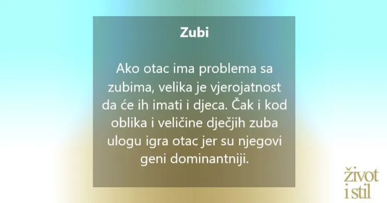 Rupice na obrazima, boja očiju, visina: &Scaron;to djeca nasljeđuju od mame, a &scaron;to od tate?