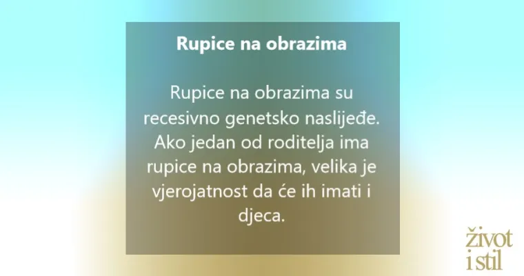 Rupice na obrazima, boja očiju, visina: &Scaron;to djeca nasljeđuju od mame, a &scaron;to od tate?