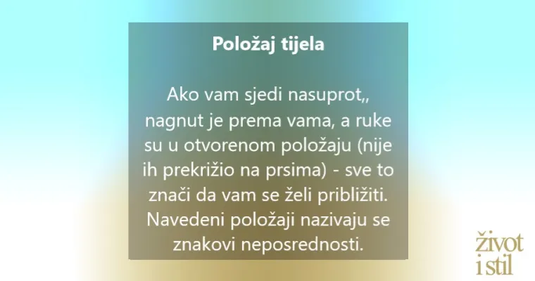 Govor tijela ga otkriva: Ovakvim pona&scaron;anjem mu&scaron;karac nesvjesno odaje da ste mu privlačni
