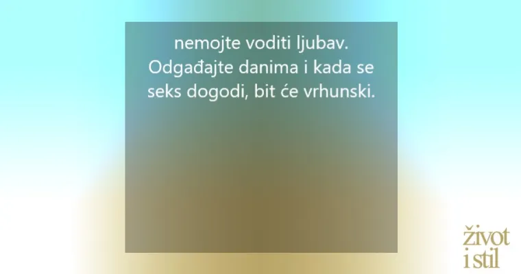 Usavr&scaron;avanje pod plahtama: 5 koraka do najboljeg seksa
