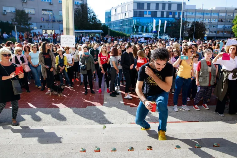 Prosvjed "Pravda za djevojčice" diljem Hrvatske: 'Imamo dru&scaron;tvo kao slučaj i zato ga moramo mijenjati'