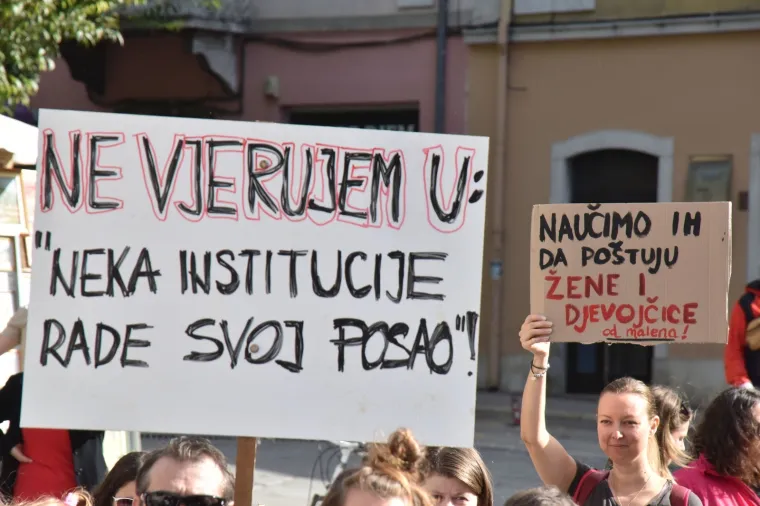 Prosvjed "Pravda za djevojčice" diljem Hrvatske: 'Imamo dru&scaron;tvo kao slučaj i zato ga moramo mijenjati'