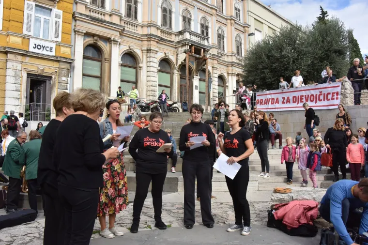 Prosvjed "Pravda za djevojčice" diljem Hrvatske: 'Imamo dru&scaron;tvo kao slučaj i zato ga moramo mijenjati'