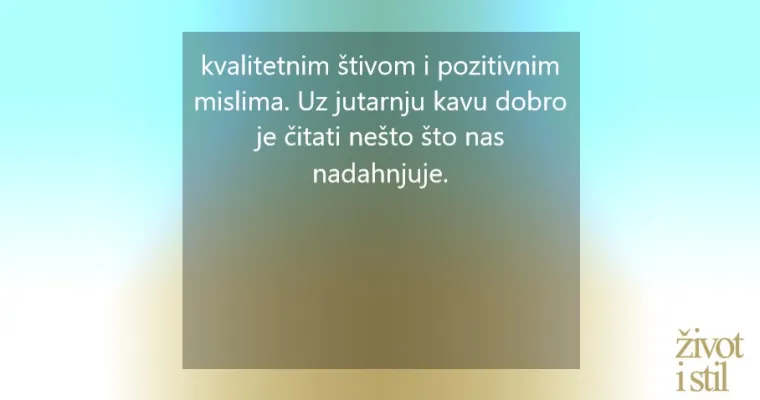 8 stvari koje zdravi i sretni ljudi čine svakog jutra