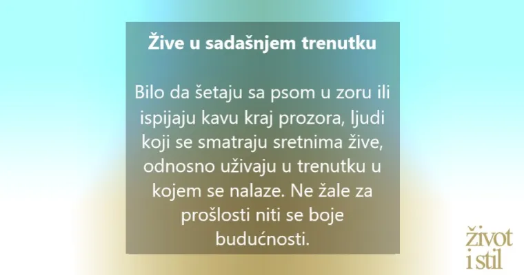 8 stvari koje zdravi i sretni ljudi čine svakog jutra