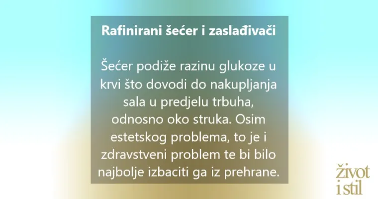 Vrlo jednostavno: Želite li ravan trbuh izbjegavajte ove namirnice