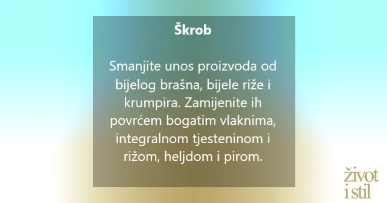 Vrlo jednostavno: Želite li ravan trbuh izbjegavajte ove namirnice