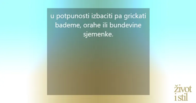Vrlo jednostavno: Želite li ravan trbuh izbjegavajte ove namirnice