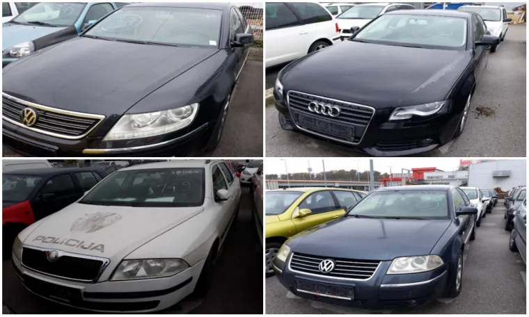 Želite kupiti auto od Sabora, policije ili ministarstva za 'siću'? Audi A4 za 1500, a Passat za 3000 eura