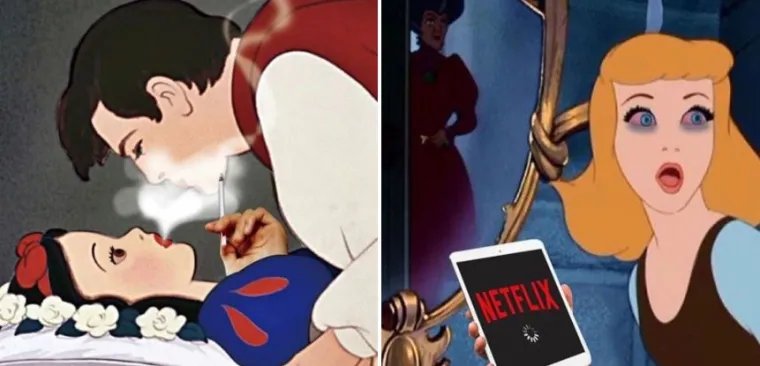 Inovativnost na nivou: Genijalne ilustracije koje pokazuju  Disneyjeve crtiće kao surovu realnost