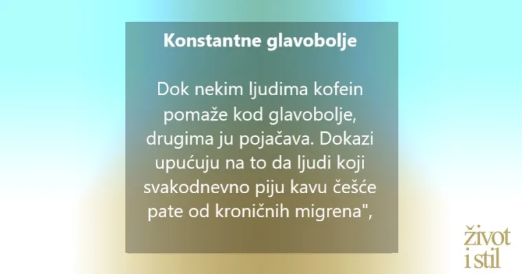 Pijete puno kave? Ovo su simptomi predoiziranja kofeinom