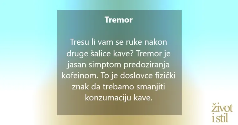 Pijete puno kave? Ovo su simptomi predoiziranja kofeinom