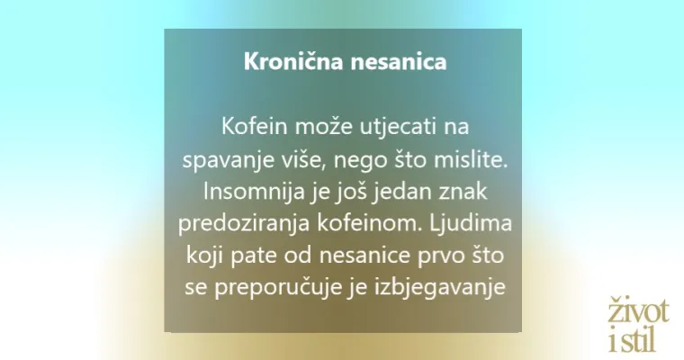 Pijete puno kave? Ovo su simptomi predoiziranja kofeinom