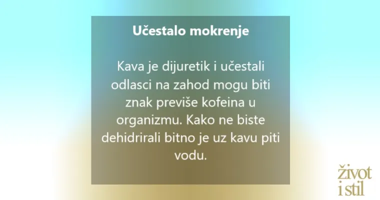 Pijete puno kave? Ovo su simptomi predoiziranja kofeinom