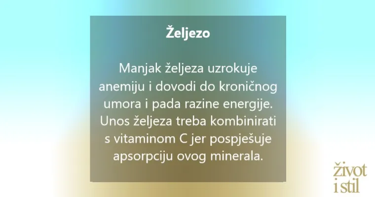Treba vam ne&scaron;to da živnete? Ovi vitamini i minerali najbolje podižu energiju