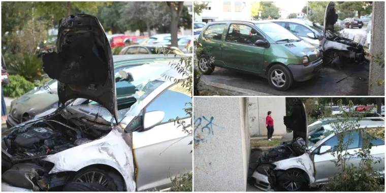 U Splitu zapaljen auto žene koja je ranije pretučena: 'Čula se detonacija, skočio sam iz kreveta!'