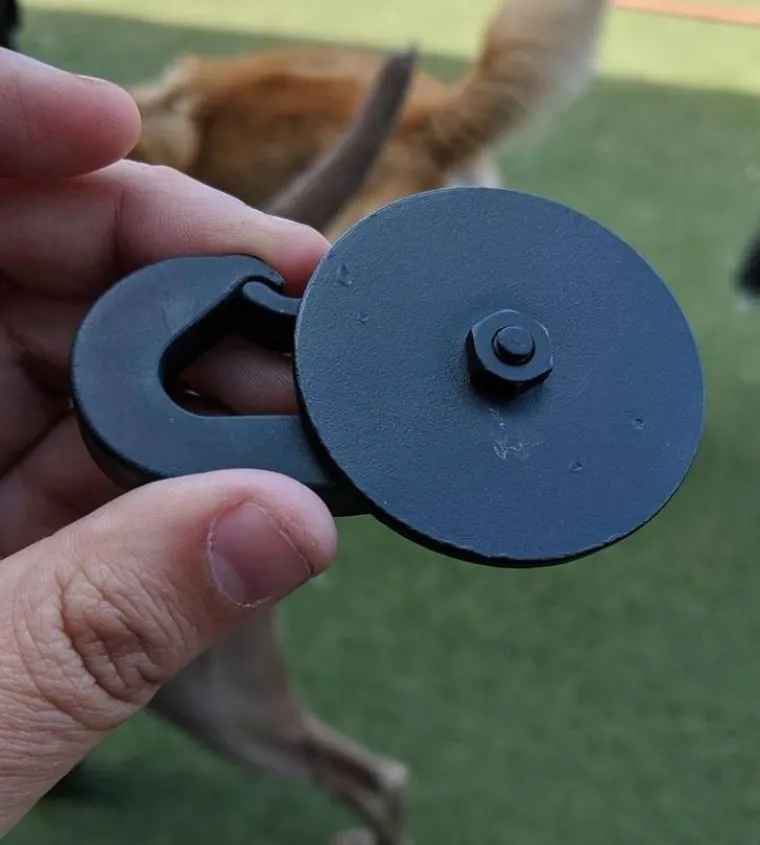 Svaki dan pas dolazi u park s ovim oko vrata. Nema nikakvih oznaka. &Scaron;to je to?
Elektronski ključ od psećih vrata. Tako vrata&scaron;ca pu&scaron;taju samo njega u kuću.