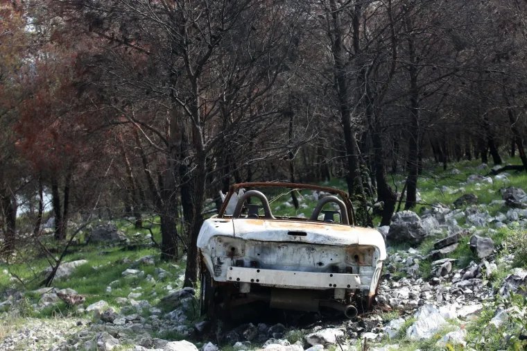 Misterij zapaljenog kabrioleta još nije riješen: Tko je prije tri mjeseca sletio s autom u šumu?