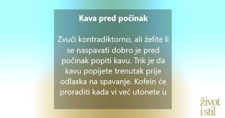 &Scaron;a&scaron;ave stvari koje činimo, a dobre su za zdravlje