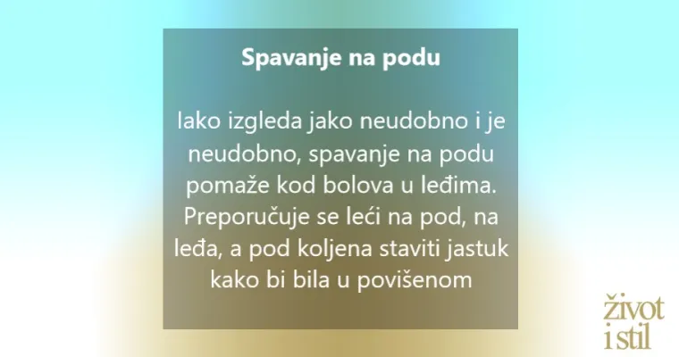 &Scaron;a&scaron;ave stvari koje činimo, a dobre su za zdravlje