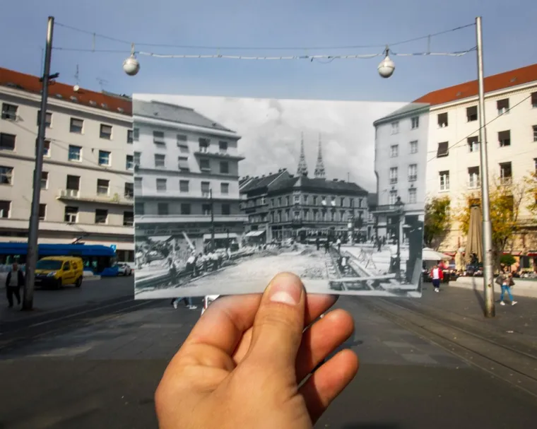 Kako je to nekad izgledalo: Prelijepe slike Zagreba 'prije i poslije' odu&scaron;evile su dru&scaron;tvene mreže