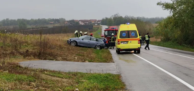Te&scaron;ka nesreća u Međimurju: Frontalni sudar dva automobila
