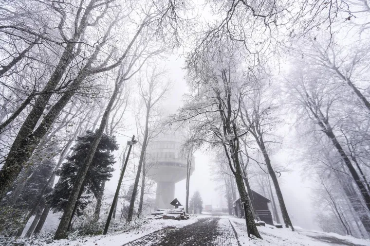 Zimske radosti na Sljemenu, pao je prvi snijeg!