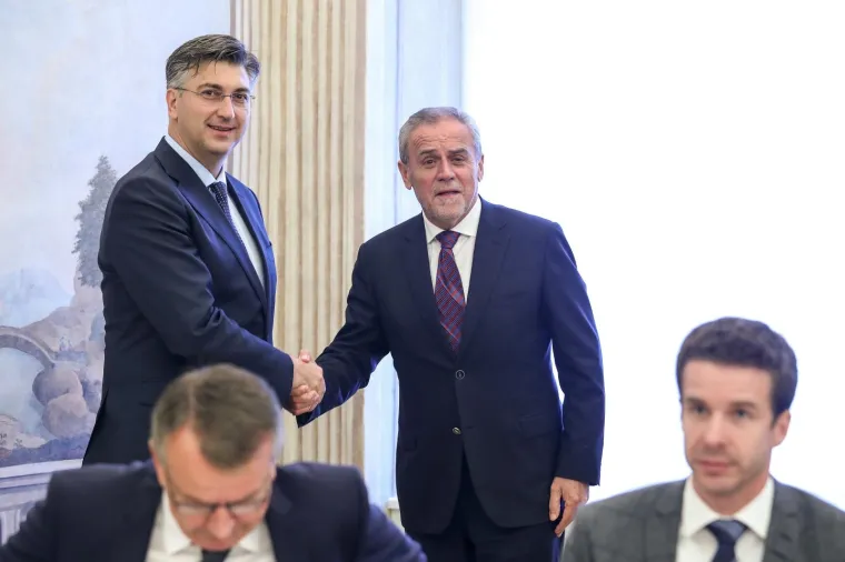 Plenković s Bandićem razgovara o zagrebačkim projektima