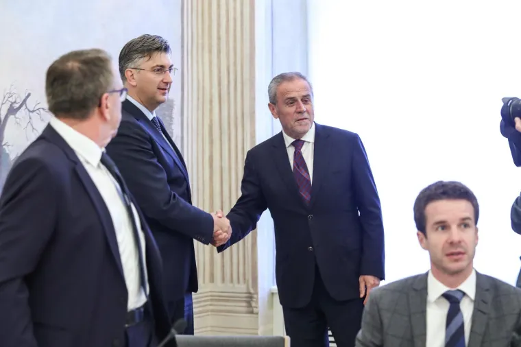 Plenković s Bandićem razgovara o zagrebačkim projektima