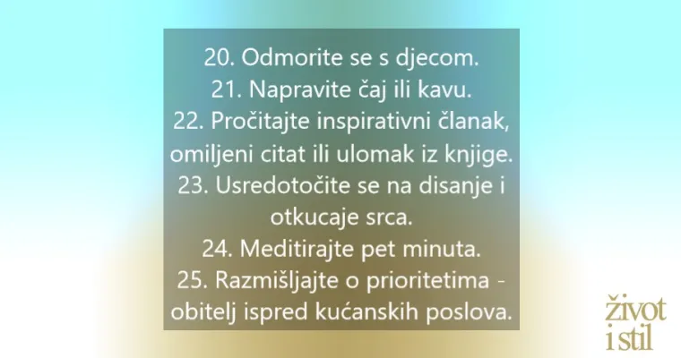 30 načina na koje se možete smiriti i obnoviti kada vas roditeljstvo iscrpi