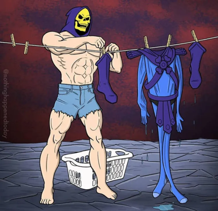 JUNACI IZ DJETINJSTVA U IZDANJU U KOJEM IH NISTE VIDJELI: Njegov Skeletor je već postao viralan, a od &Scaron;trumfa bi mogli imati noćne more