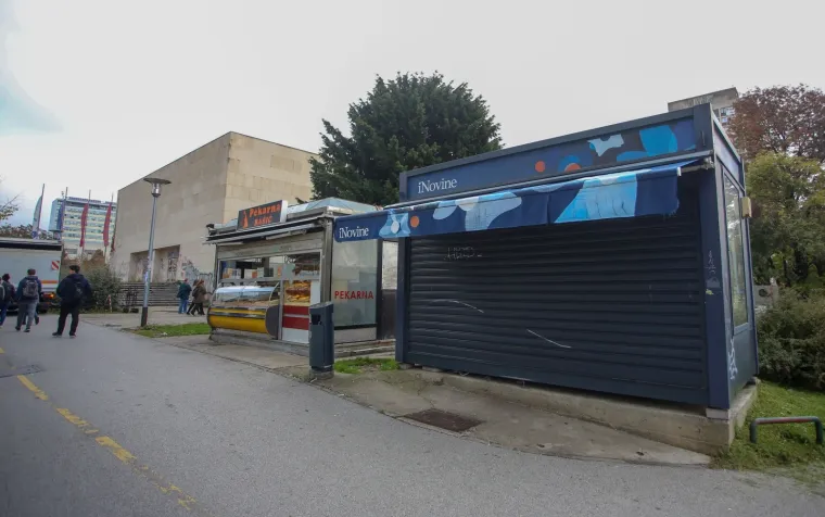 Mjesto drame u centru Zagreba: Premlatio prodavača i opljačkao kiosk. Uhvatio ga policajac