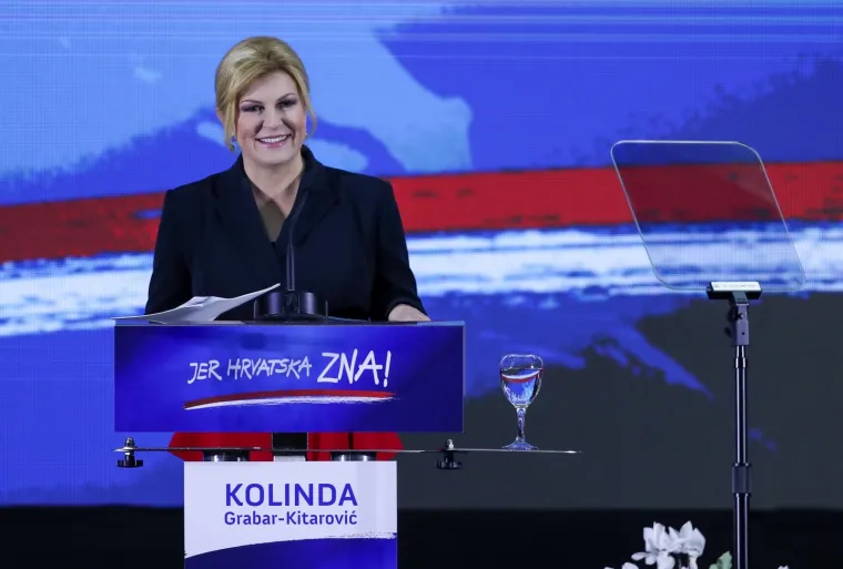 KOLINDA GRABAR KITAROVIĆ PREDSTAVLJA IZBORNI PROGRAM: Poznata lica na svečanosti na Zagrebačkom velesajmu