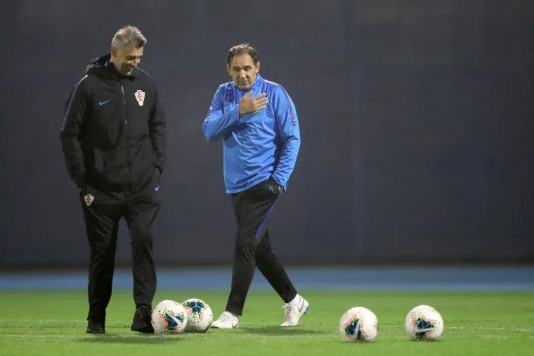 11.11.2019., Zagreb - Trening hrvatske nogometne reprezentacije na stadionu Hitrec-Kacijanu uoci posljednje utakmice u kvalifikacijama za Europsko prvenstvo protiv Slovacke. Photo: Slavko Midzor/PIXSELL