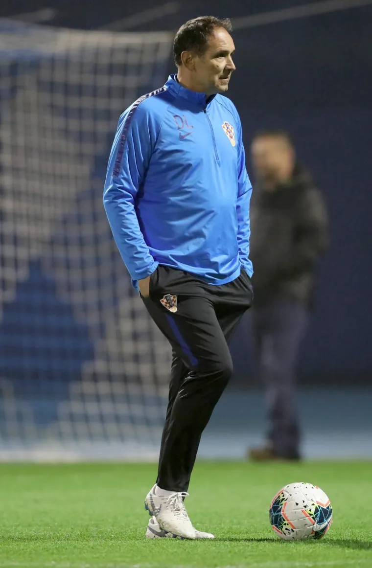 11.11.2019., Zagreb - Trening hrvatske nogometne reprezentacije na stadionu Hitrec-Kacijanu uoci posljednje utakmice u kvalifikacijama za Europsko prvenstvo protiv Slovacke. Drazen Ladic Photo: Slavko Midzor/PIXSELL