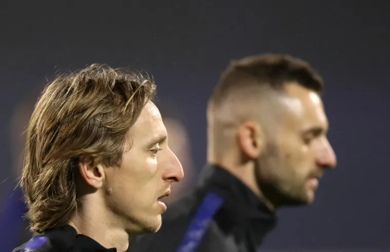 11.11.2019., Zagreb - Trening hrvatske nogometne reprezentacije na stadionu Maksimir uoci posljednje utakmice u kvalifikacijama za Europsko prvenstvo protiv Slovacke. Luka MOdric Photo: Slavko Midzor/PIXSELL