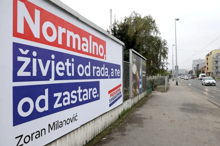 MILANOVIĆ SE SPRDA S PREDSJEDNICOM NA SVOJIM PLAKATIMA: 'Normalno, zauzmi stav, a ne ogradu Bijele kuće'