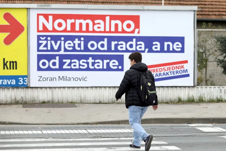 MILANOVIĆ SE SPRDA S PREDSJEDNICOM NA SVOJIM PLAKATIMA: 'Normalno, zauzmi stav, a ne ogradu Bijele kuće'