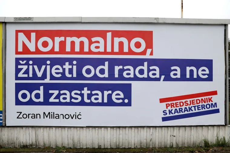 MILANOVIĆ SE SPRDA S PREDSJEDNICOM NA SVOJIM PLAKATIMA: 'Normalno, zauzmi stav, a ne ogradu Bijele kuće'