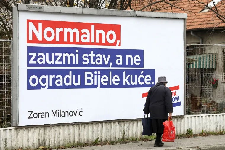 MILANOVIĆ SE SPRDA S PREDSJEDNICOM NA SVOJIM PLAKATIMA: 'Normalno, zauzmi stav, a ne ogradu Bijele kuće'