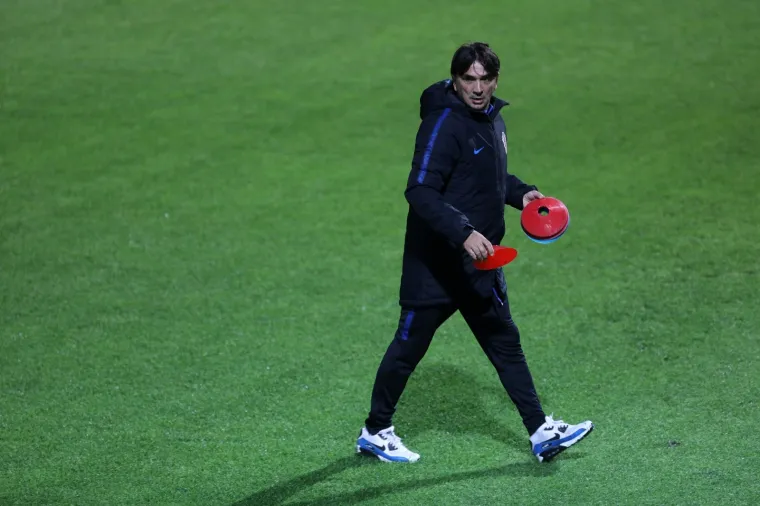 Trening hrvatske nogometne reprezentacije uoči susreta sa Slovačkom. Izbornik Zlatko Dalić. Photo: Nel Pavletić/PIXSELL