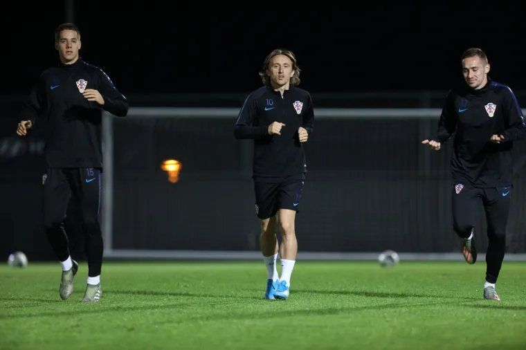 Trening hrvatske nogometne reprezentacije uoči susreta sa Slovačkom. Photo: Nel Pavletić/PIXSELL