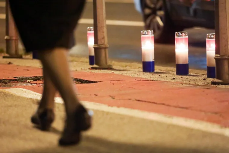 Paljenje svijeća u Zagrebu